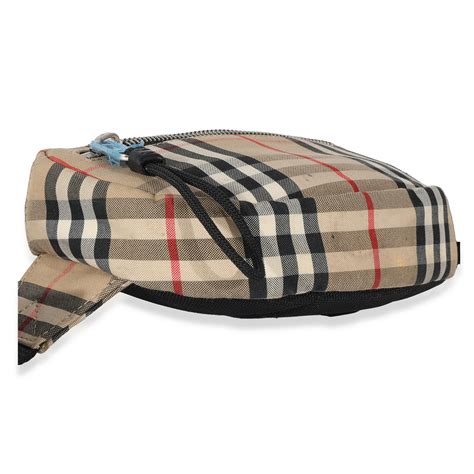 Burberry Small Vintage Check Cannon Bum Bag W/Box & Dust 